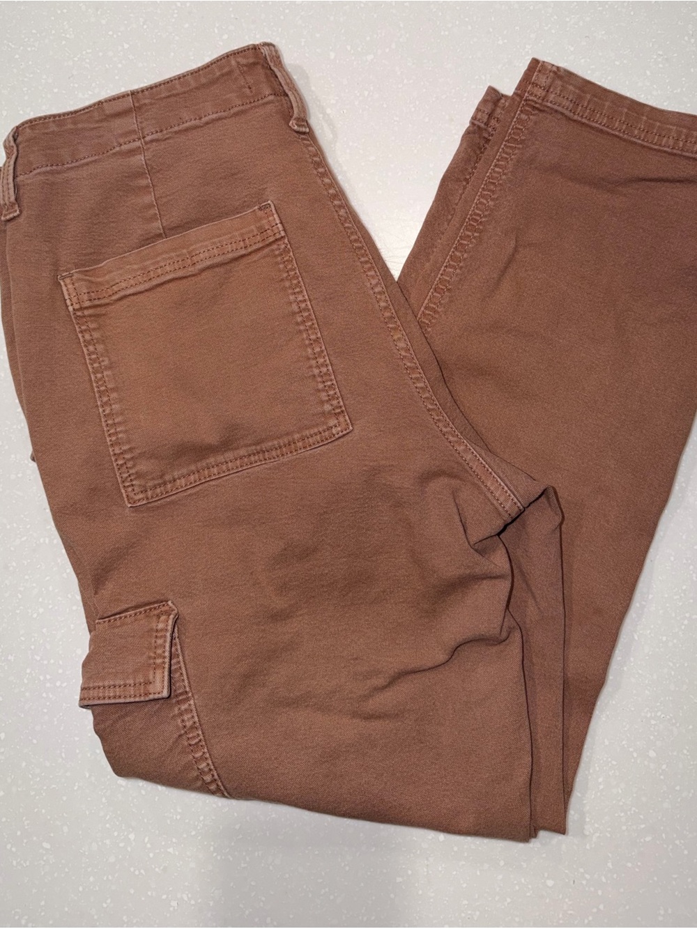 Universal Thread High-Rise Women's Cargo Jeans in Brown